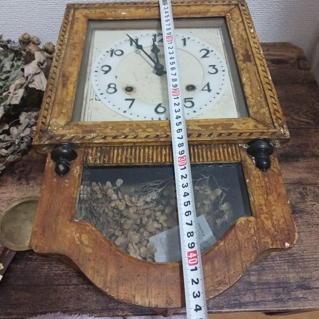 ☆vintage 木製 掛け時計