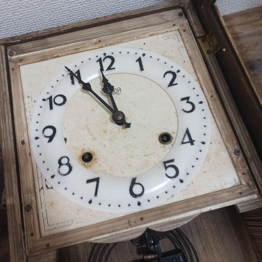 ☆vintage 木製 掛け時計