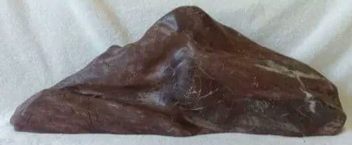 赤石　マーブル　天然石　水石　富士山　希石　赤富士　置物　1点物　約19kg