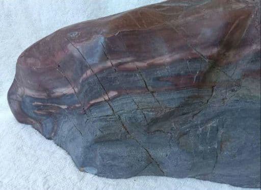 赤石　マーブル　天然石　水石　富士山　希石　赤富士　置物　1点物　約19kg