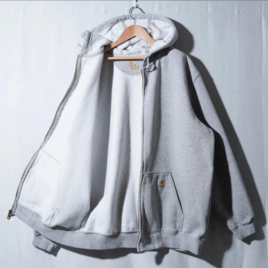 Carhartt ジップパーカー グレー XLサイズ