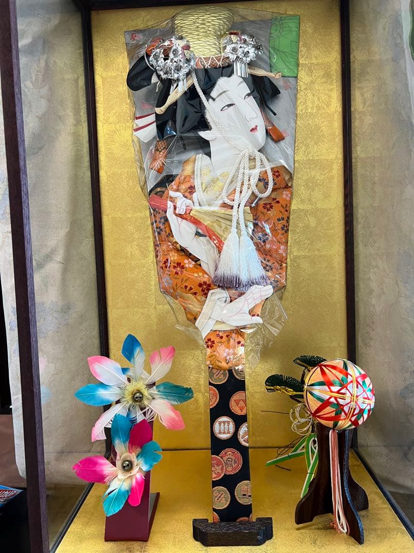 【美品】羽子板（ケース有）　隆山作