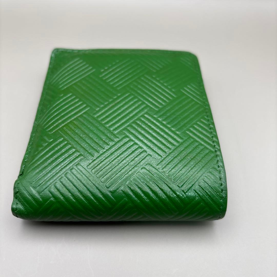 ◆正規品◆近年モデルボッティガヴェネタ二つ折りサイフグリーン