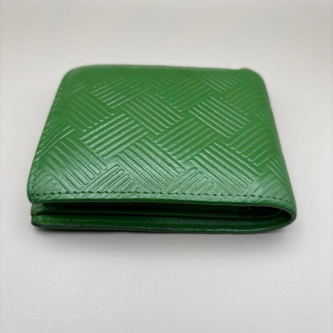◆正規品◆近年モデルボッティガヴェネタ二つ折りサイフグリーン