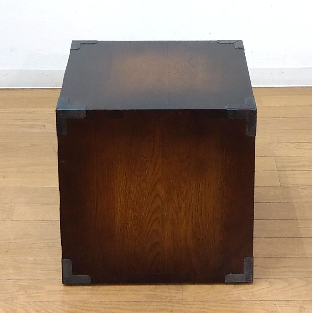 キツツキ ナラ材 鍵付き 装飾金具 小引き出し 小箪笥 小物入れ 整理収納 家具