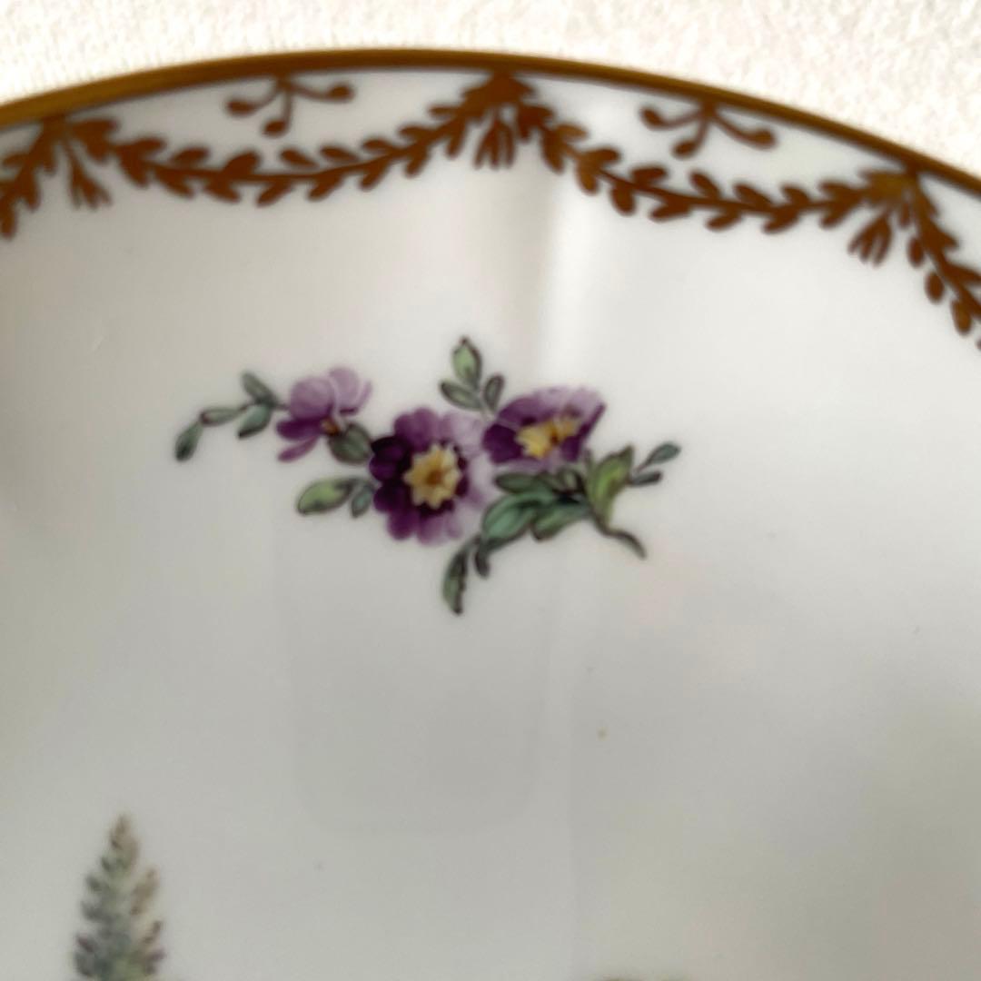 ＊Juriane Marie＊精緻画・金縁・Ｗ窯印・１５cm・ Cop