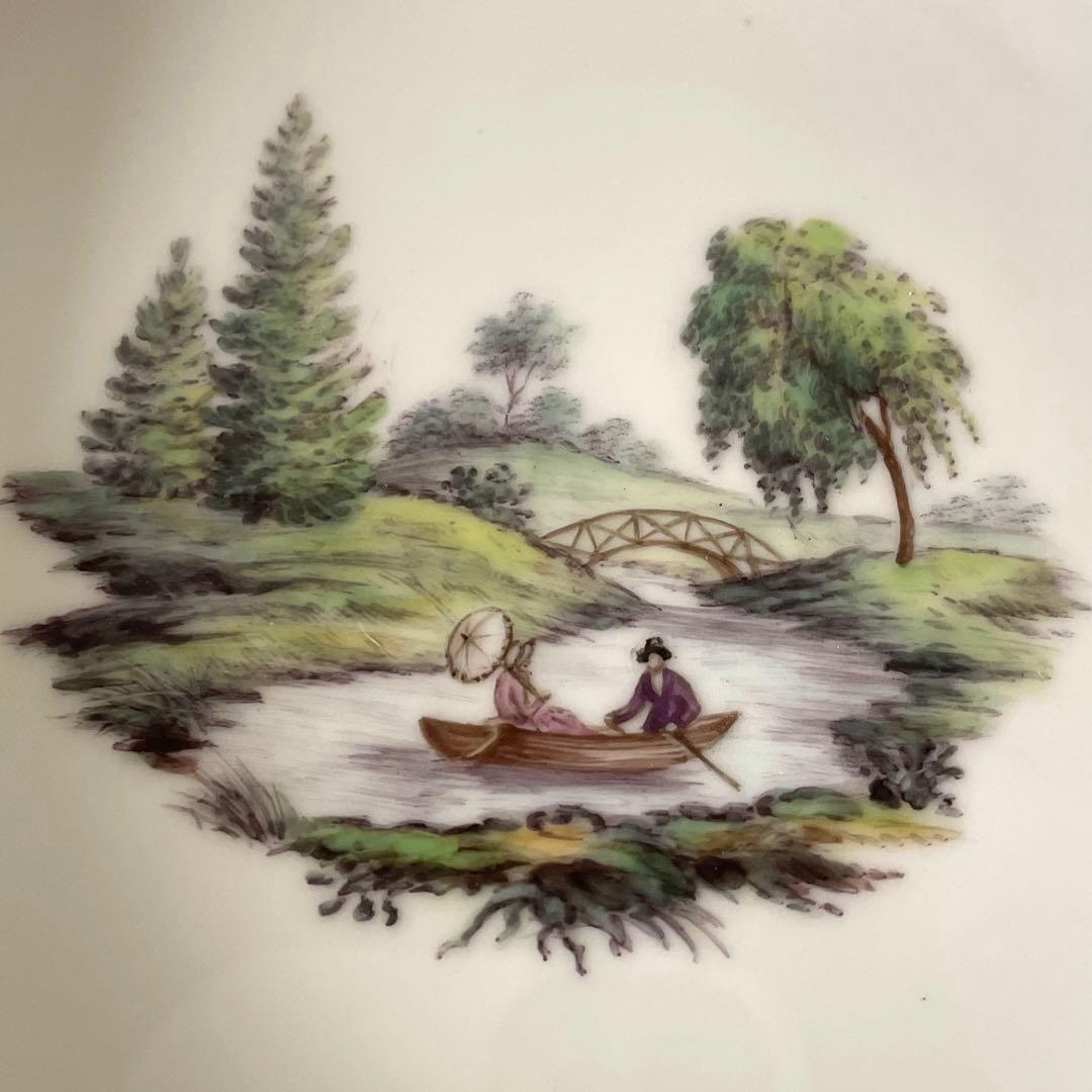 ＊Juriane Marie＊精緻画・金縁・Ｗ窯印・１５cm・ Cop