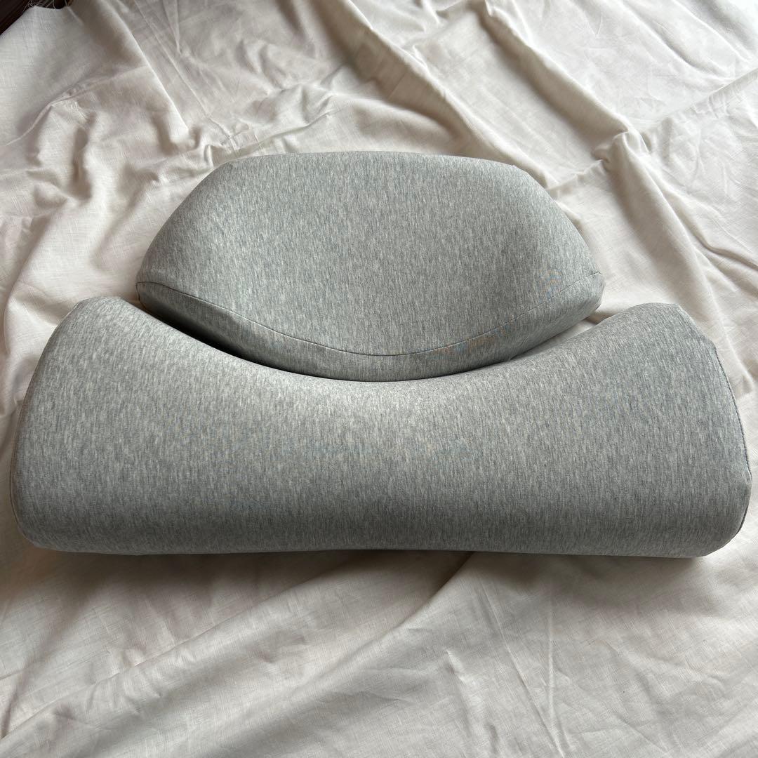 【美品】SurvaQ サバキューダブル枕【DP01-SA】と替え枕カバー(夏用)