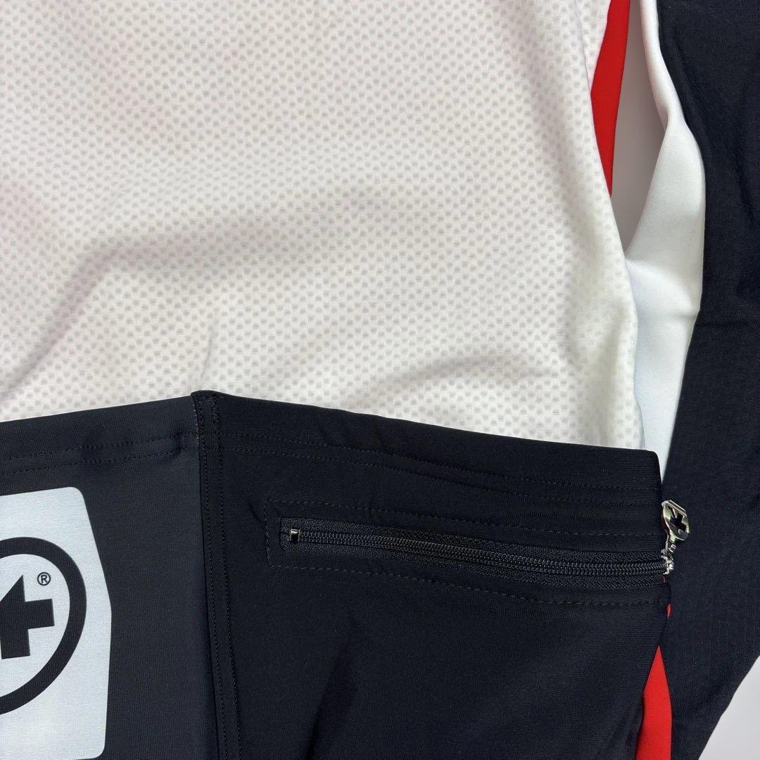 【新品】アソスサイクルジャージ 長袖 レッド