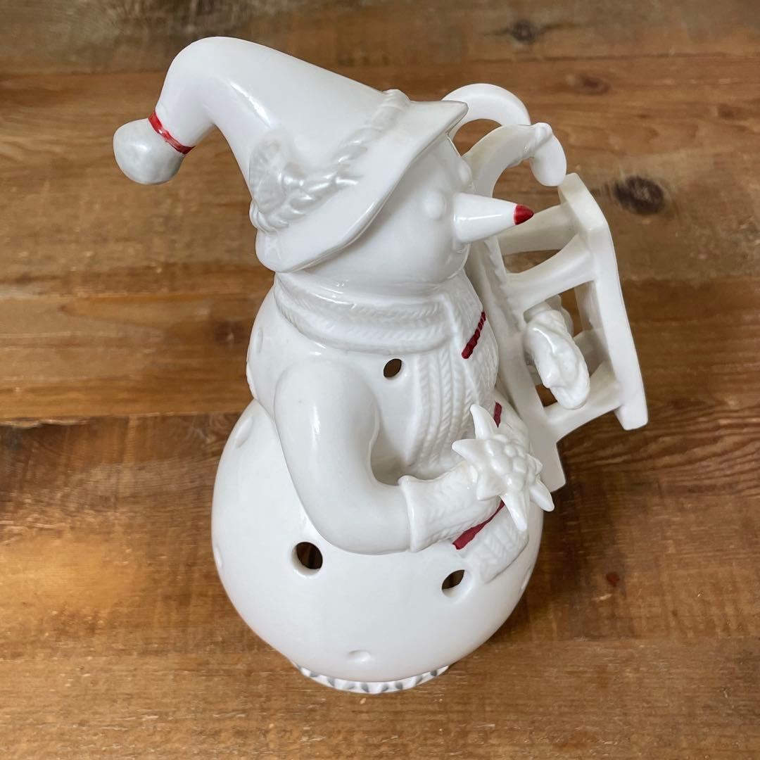 Villeroy&Boch スノーマン キャンドルスタンド 雪だるま 置物