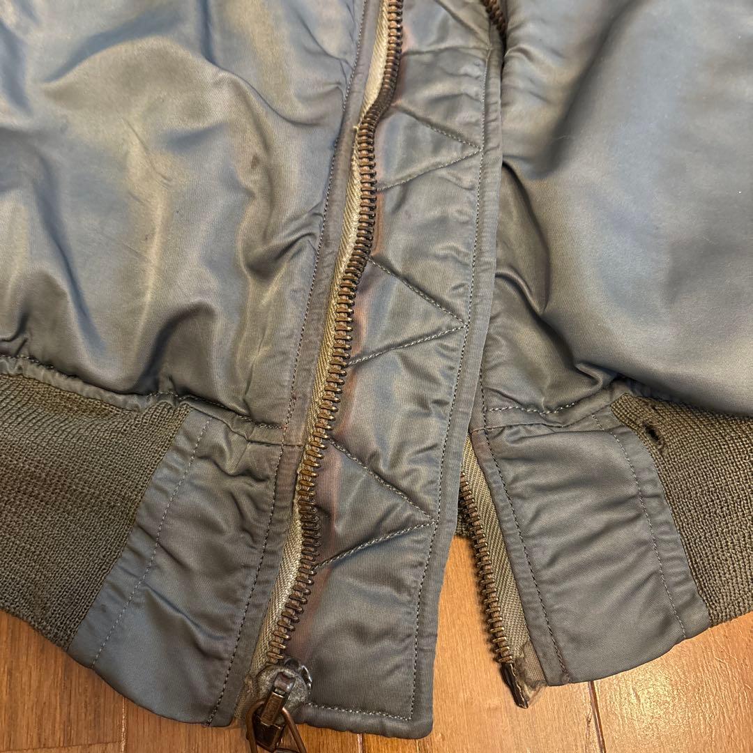 米軍実物MA-1 8279B M 50s EXCEL GARMENT 黒タグ