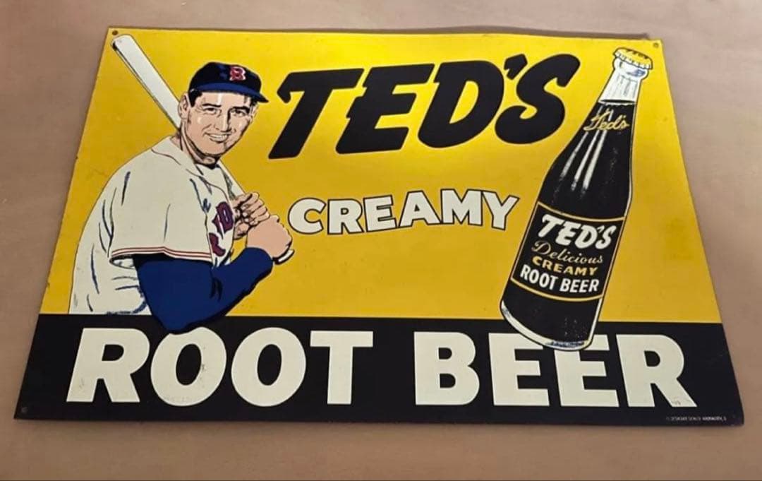 アンティーク　ROOT BEER ルートビア　看板　アメリカ　昭和レトロ　テッド