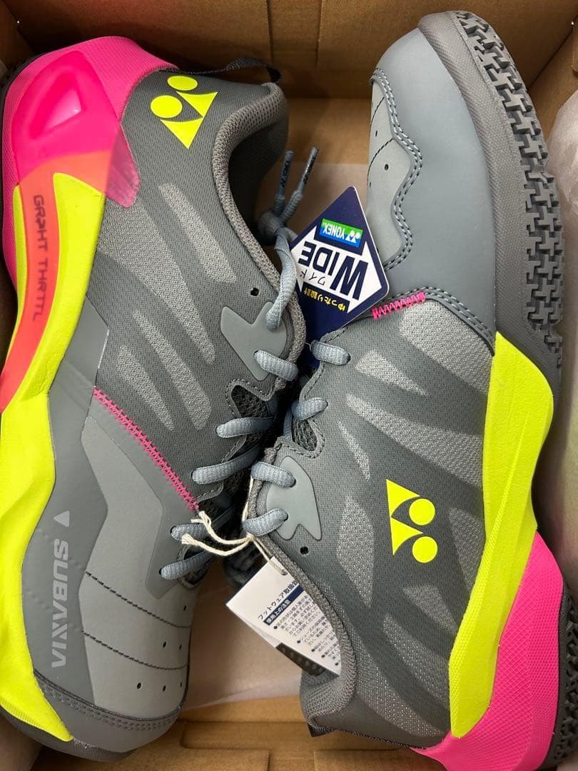24.5ｃｍ　サブアクシアワイド　新品未使用　YONEX　バドミントン　シューズ