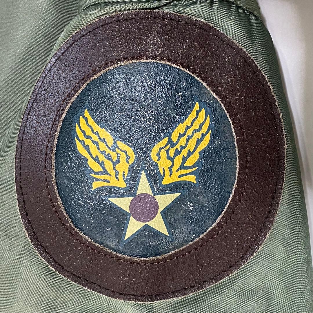 AVIREX フライトジャケット MA-1 アリューシャンタイガース グリーン