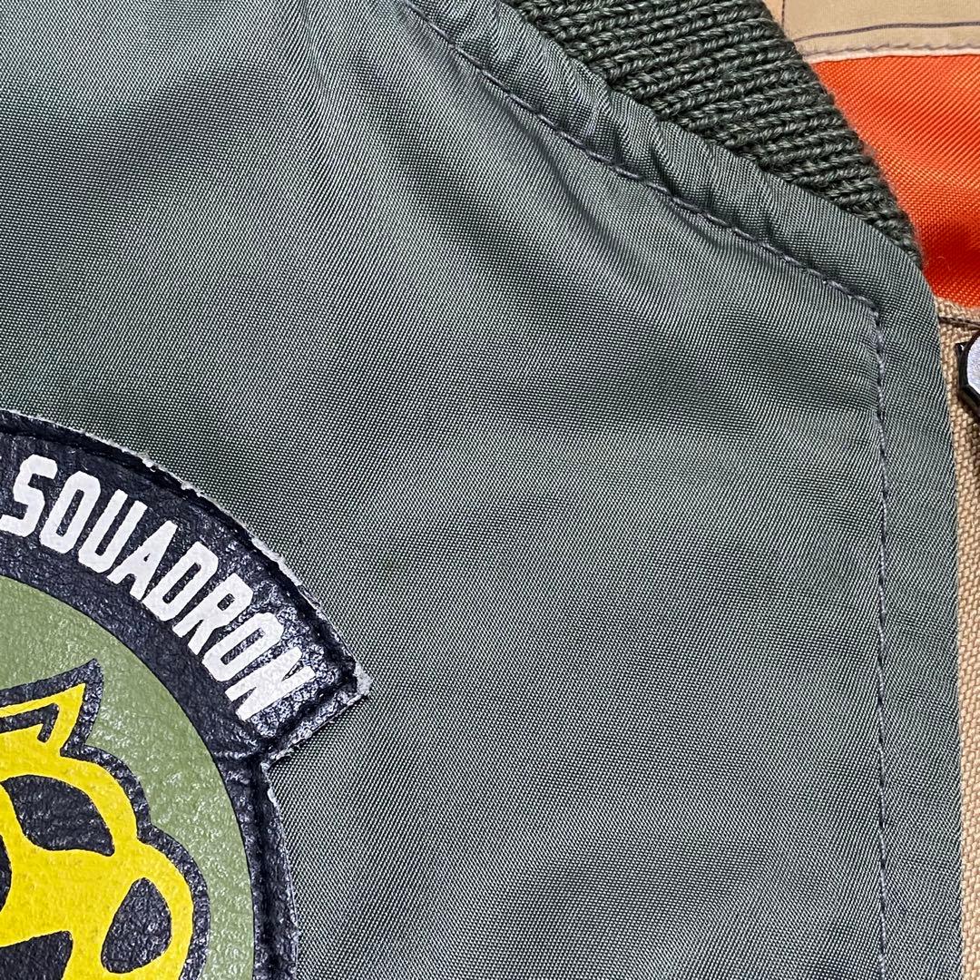 AVIREX フライトジャケット MA-1 アリューシャンタイガース グリーン