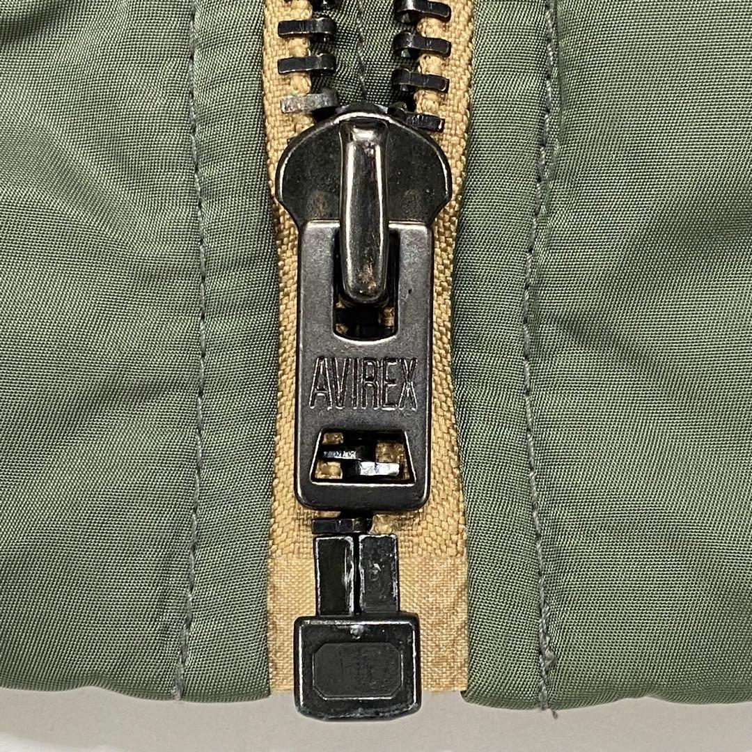 AVIREX フライトジャケット MA-1 アリューシャンタイガース グリーン