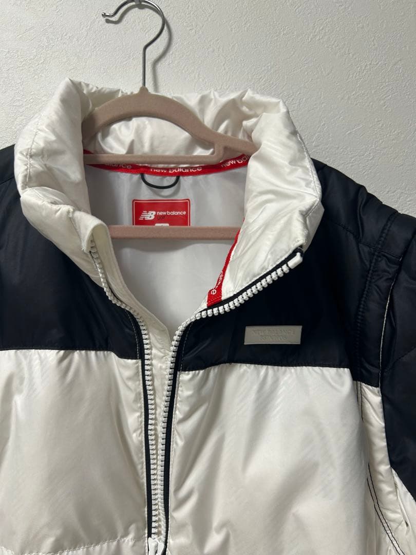 ニューバランスゴルフ　ダウンブルゾン　ベスト切替タイプ
