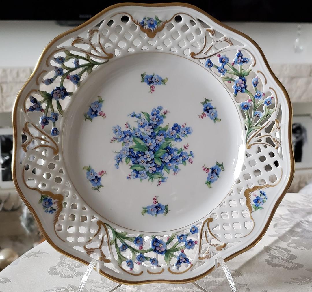 シューマン ⑲ ババリア 勿忘草 ピアス プレート 21.5cm