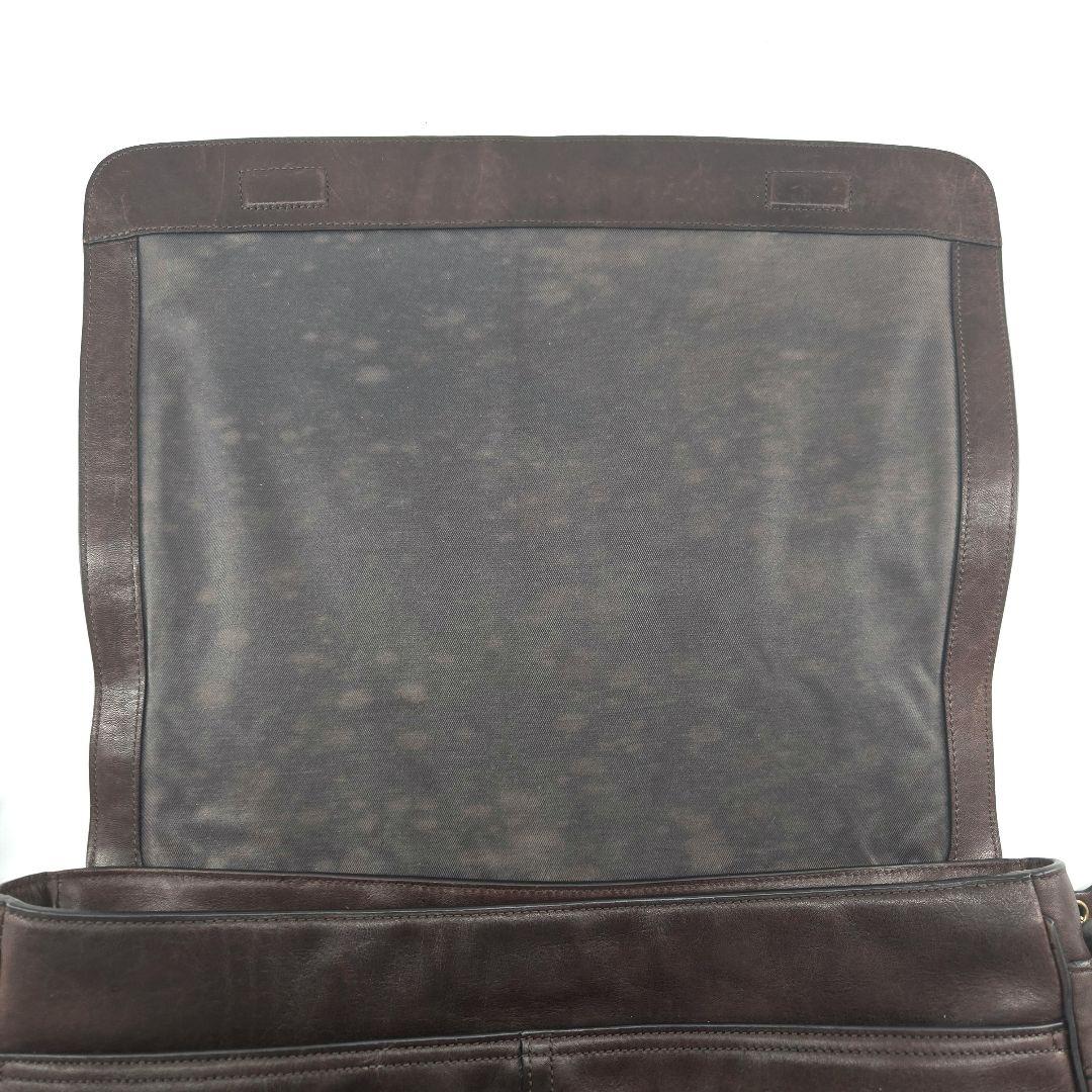 良品　COACH　ブリーカークーリエ　レザーメッセンジャーバッグ