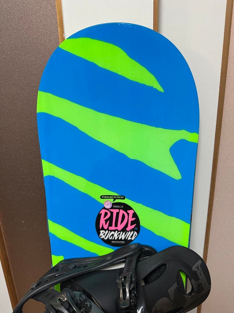 4セットRide Buckwildスノー ボード153cmビンディング付ブツ