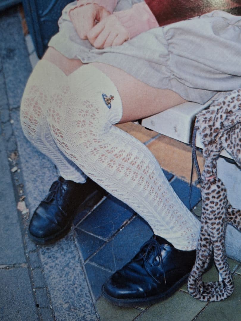 ヴィヴィアンウエストウッド クロシェ編み オーバーニーソックス レア 少難有