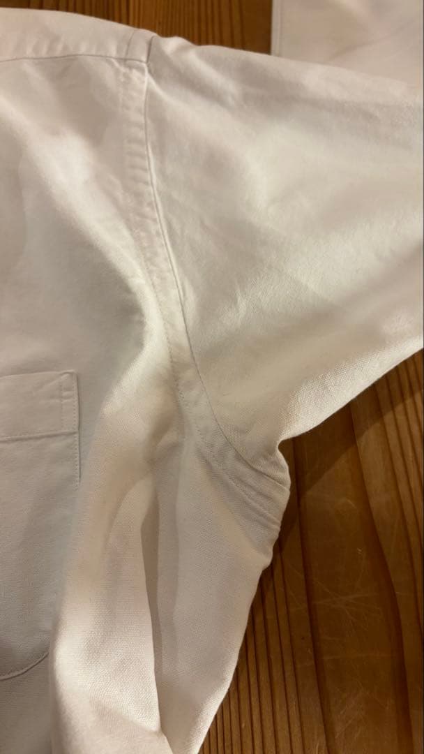 インディビジュアライズド ボタンダウン白シャツ 16-33 　Lサイズ