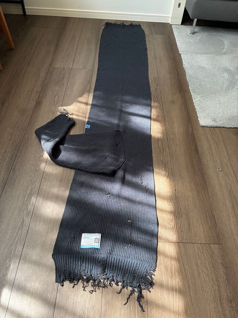 MIHARA YASUHIRO ダークグレー マフラー