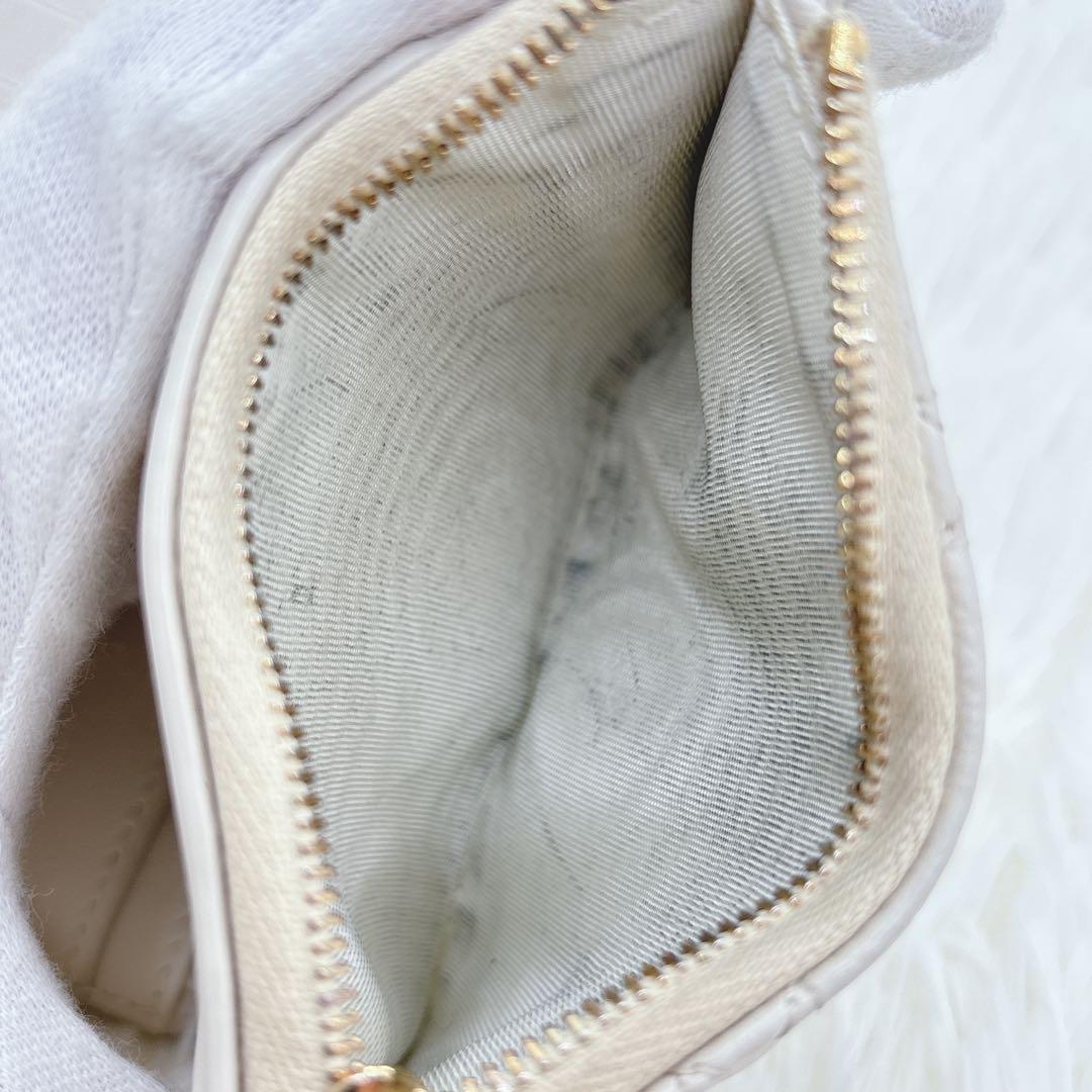 美品✨Dior ディオール ミニ財布 二つ折り財布 カロ ダリア レザー