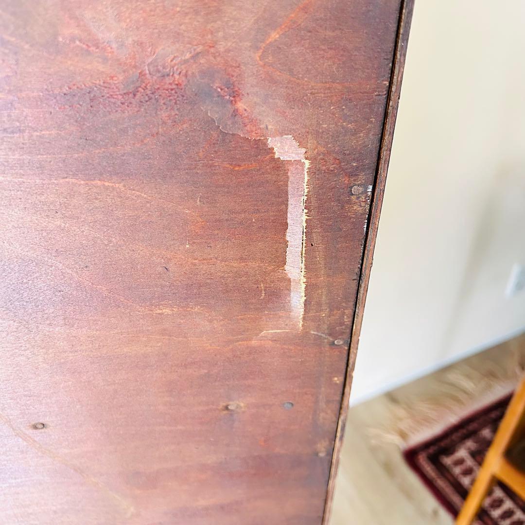 アンティーク　コーナーキャビネット　ガラス　マホガニー材　1910年代　イギリス