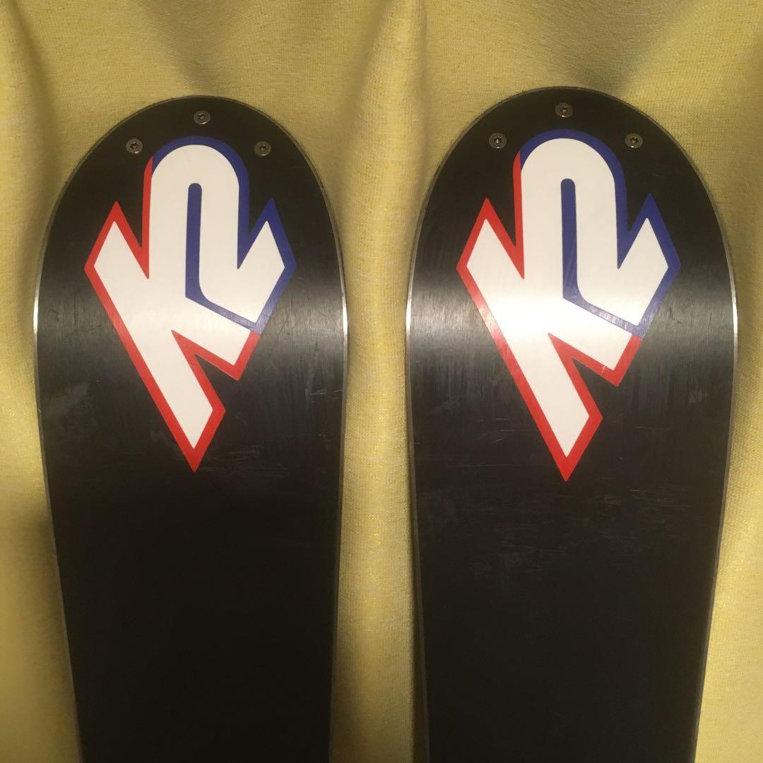 k2 スキー板　170cm ビンディング付　美品 2/6まで