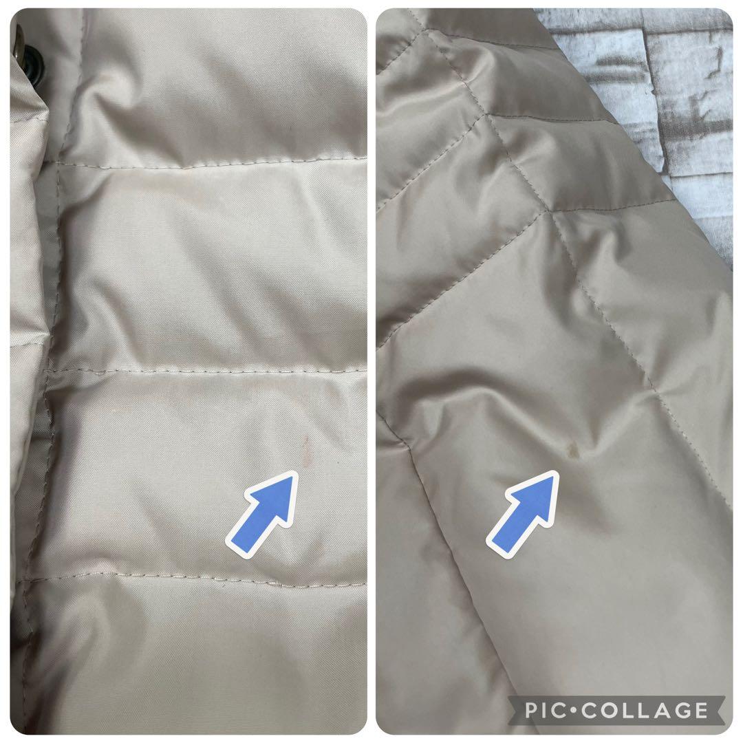 バーバリーロンドン★ダウンジャケット　ベージュ　大きいサイズ　ノバチェック　46