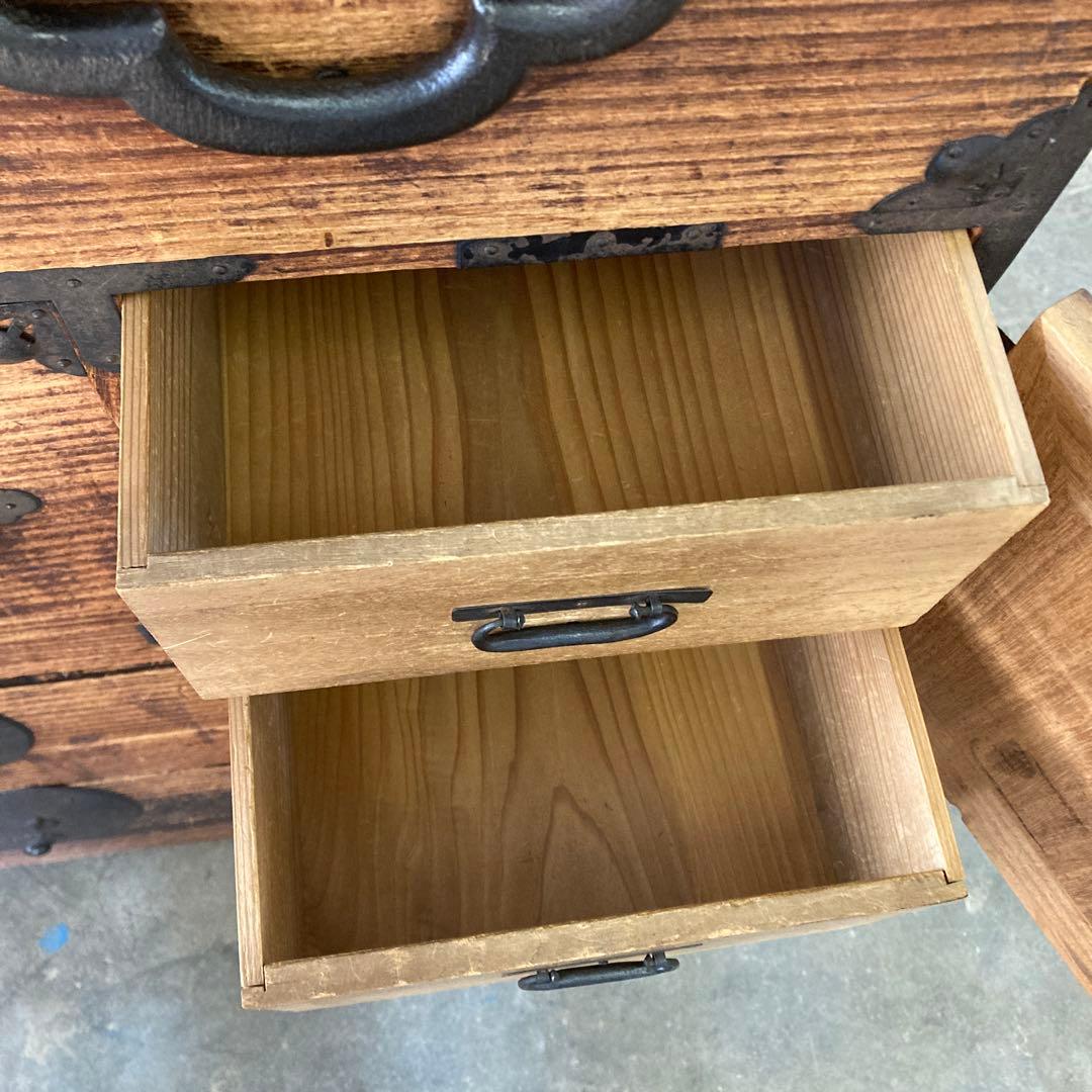 g*k様 ゴツい持ち手の桐箪笥 鉄器 時代箪笥 和箪笥 着物箪笥 アンティーク