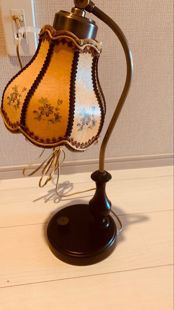 新日本照明 dimmer調光アンティークテーブルランプ　テーブルライト廃盤