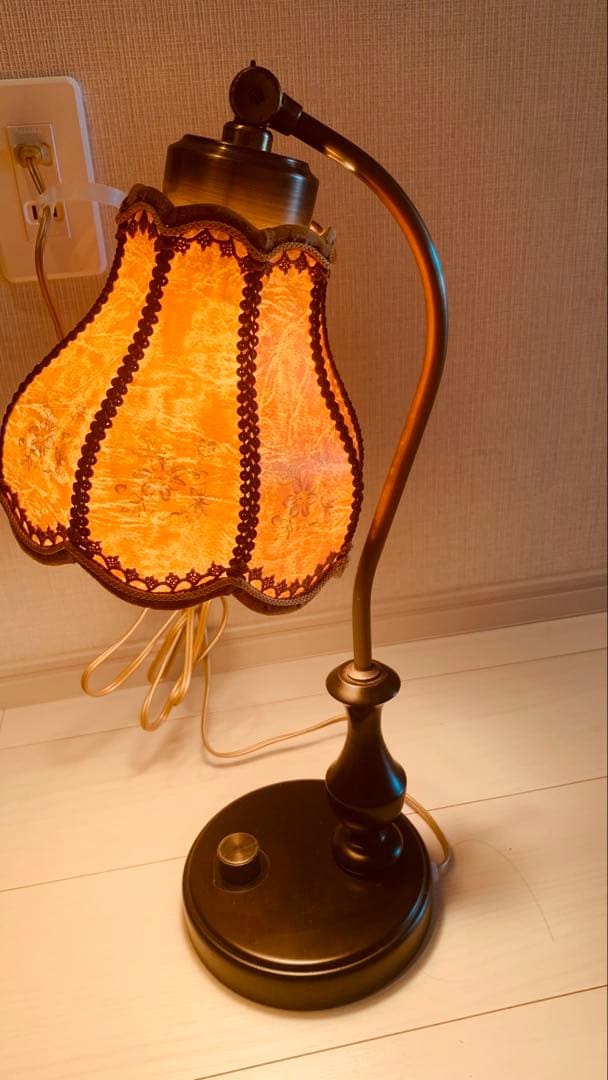 新日本照明 dimmer調光アンティークテーブルランプ　テーブルライト廃盤