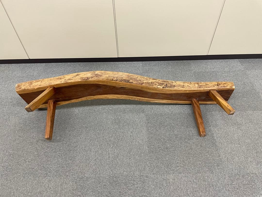 最終価格です。アジアン家具　一枚板のベンチ