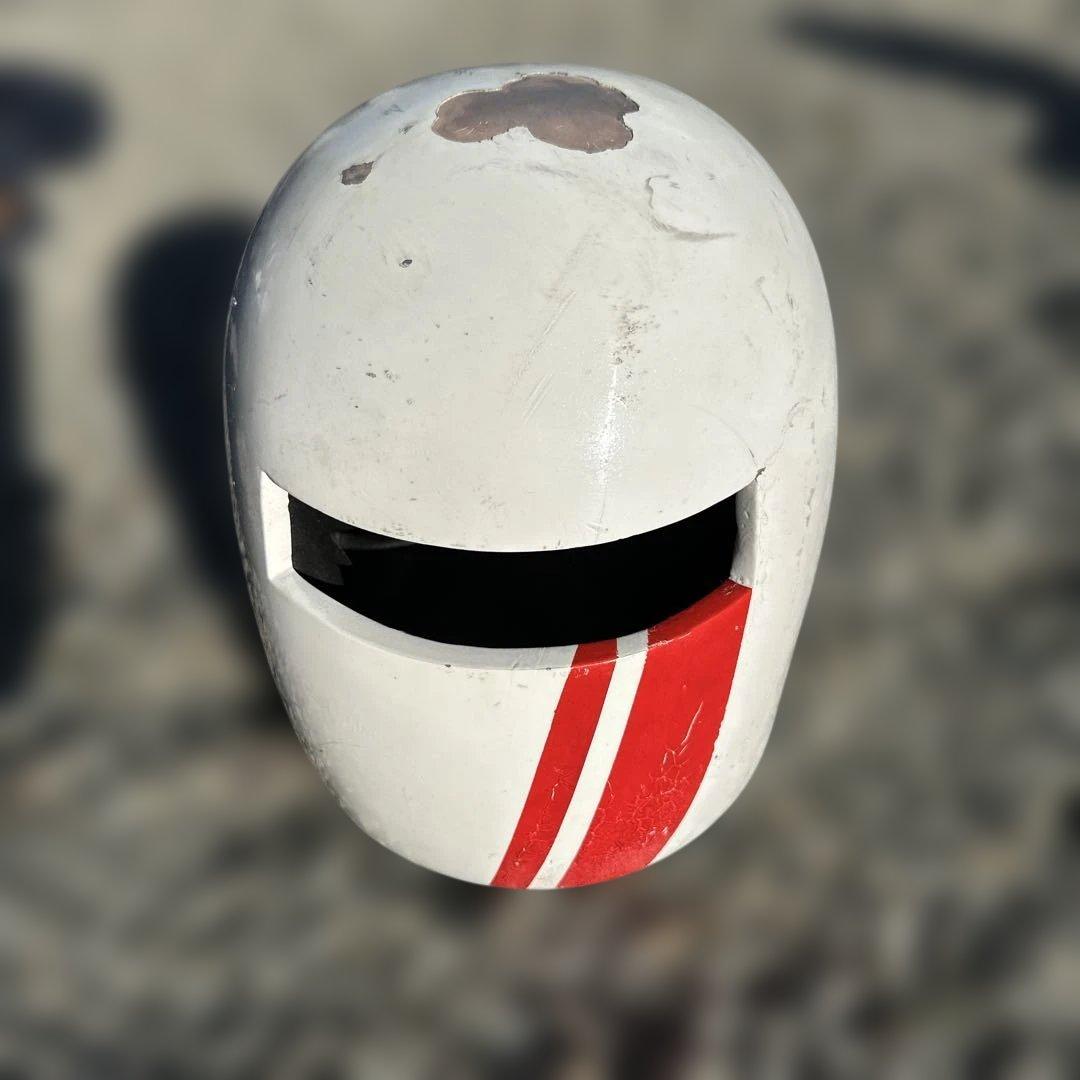 族ヘル　当時物　細目　赤ライン