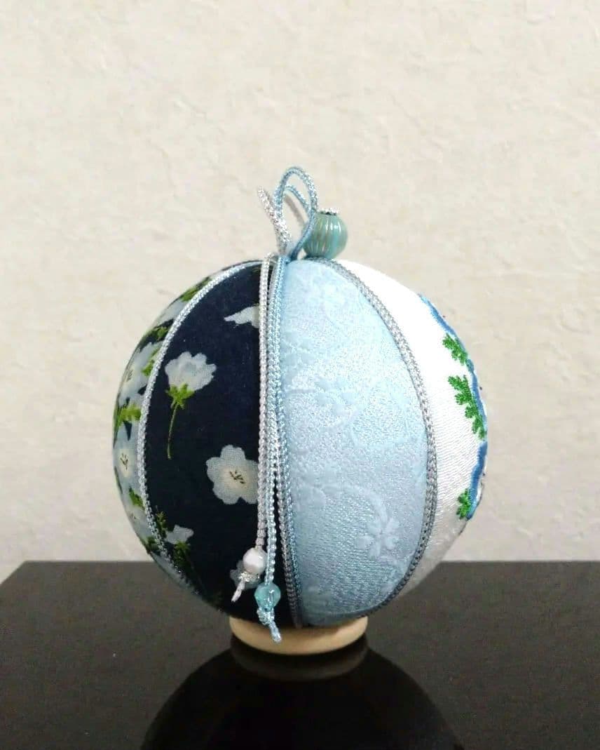 マチャケ 藤 すずらん ネモフィラ かすみ草 手毬 手鞠 てまり