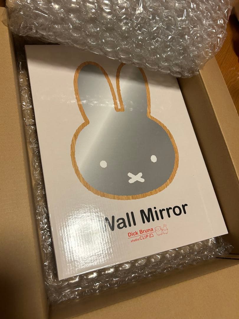 【新品 未使用】studio clip ミッフィー ウォール ミラー　壁掛け