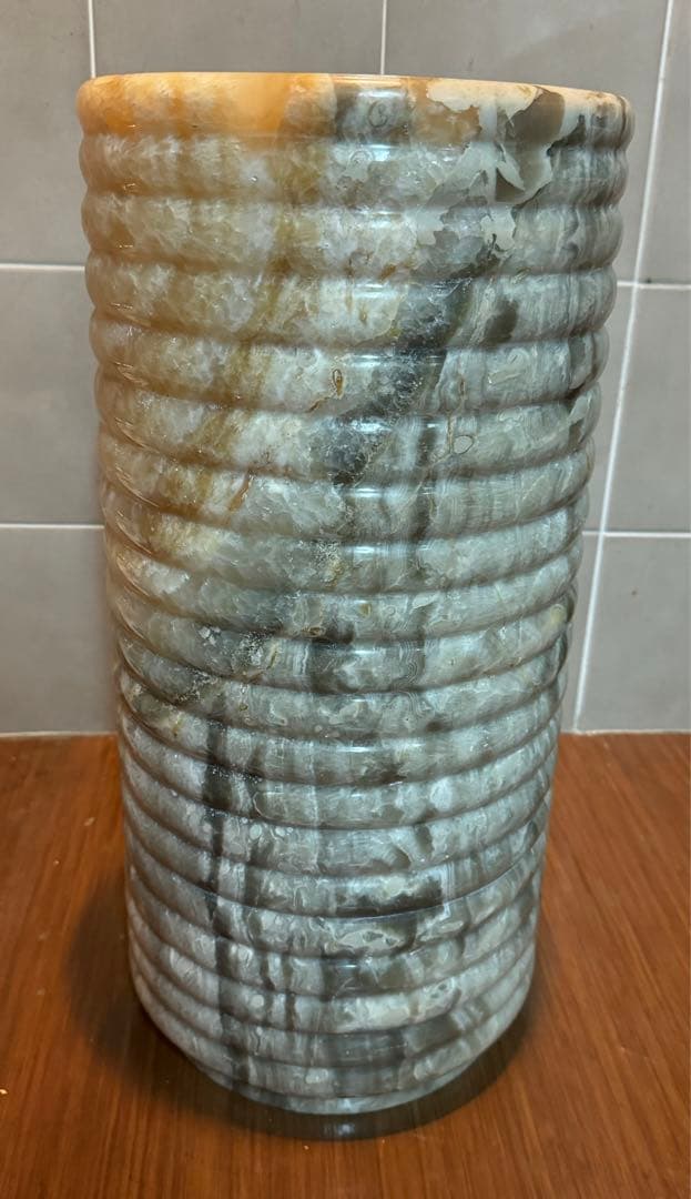 高級大理石スタンド　傘立て　インテリア　置物