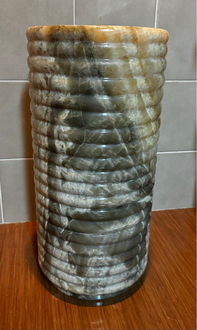 高級大理石スタンド　傘立て　インテリア　置物