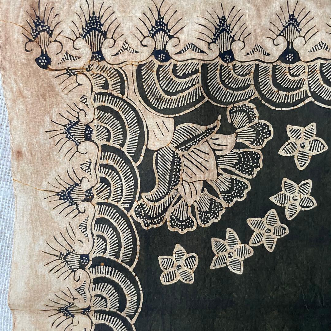 インドネシア　手描きバティック　ワヤン　アンティーク