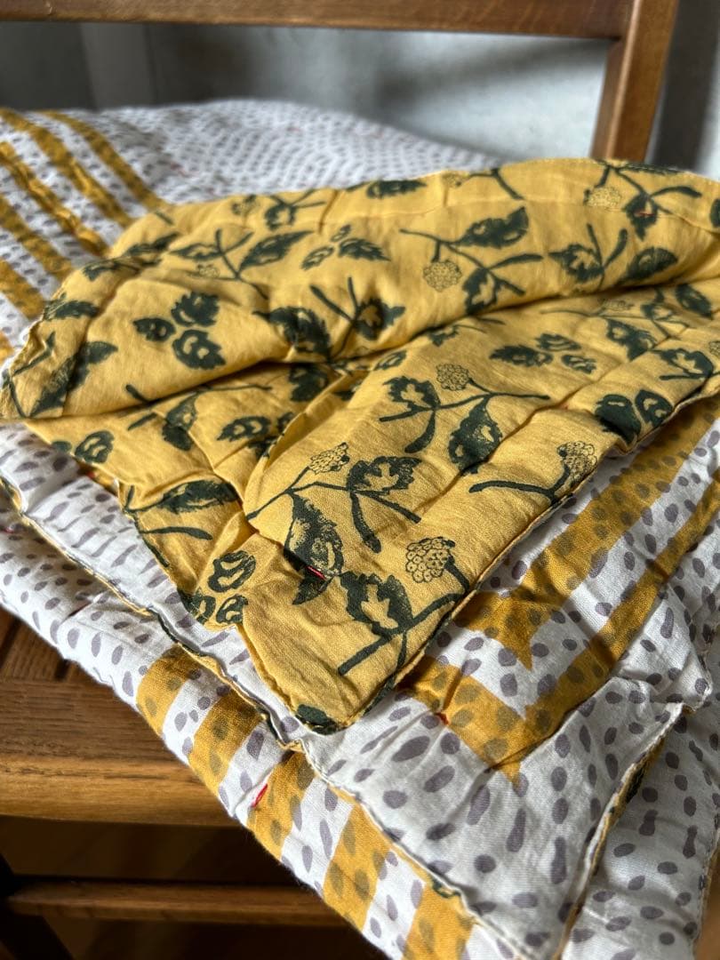 【美品】定価3万円インド製キルトマット