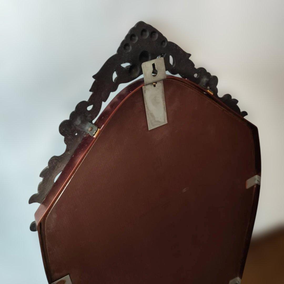 オーバルミラー ヴィンテージ アンティーク ウォールミラー バロック ロココ調