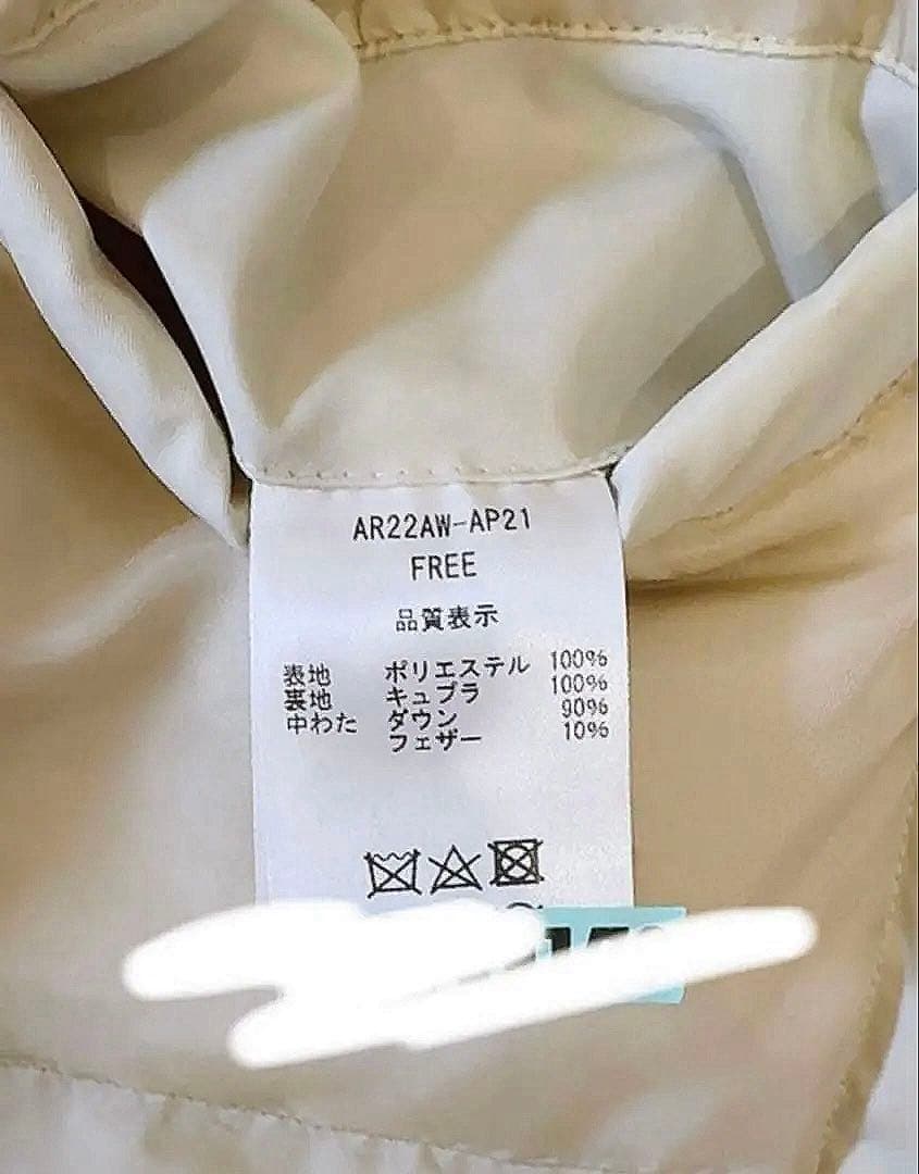 ジャケット・アウター ARGUE DOWN FEATHER FOODIE BLOUSON