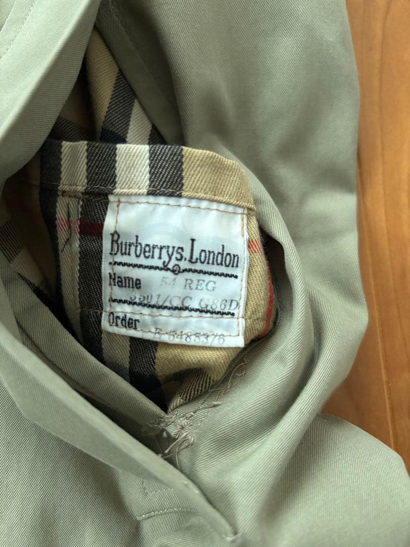 値引不可Old Burberrys 80年代Balmacaan Coat　一枚袖