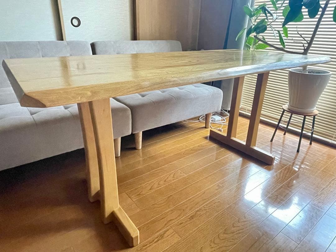 ニトリ リビングダイニングテーブル(オークエスト15070 NA)