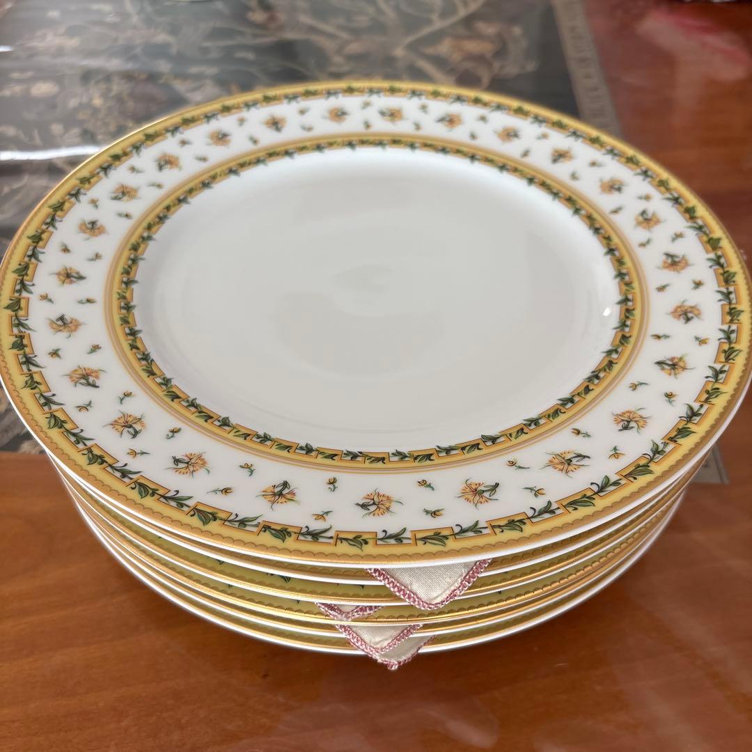 レイノー　ブーゲンビリア　ディナープレート6枚セット【中古】