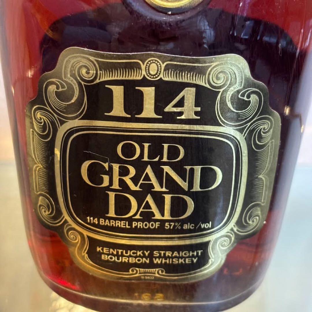 NA4707 未開栓! 114 OLD GRAND DAD 57% ウイスキー