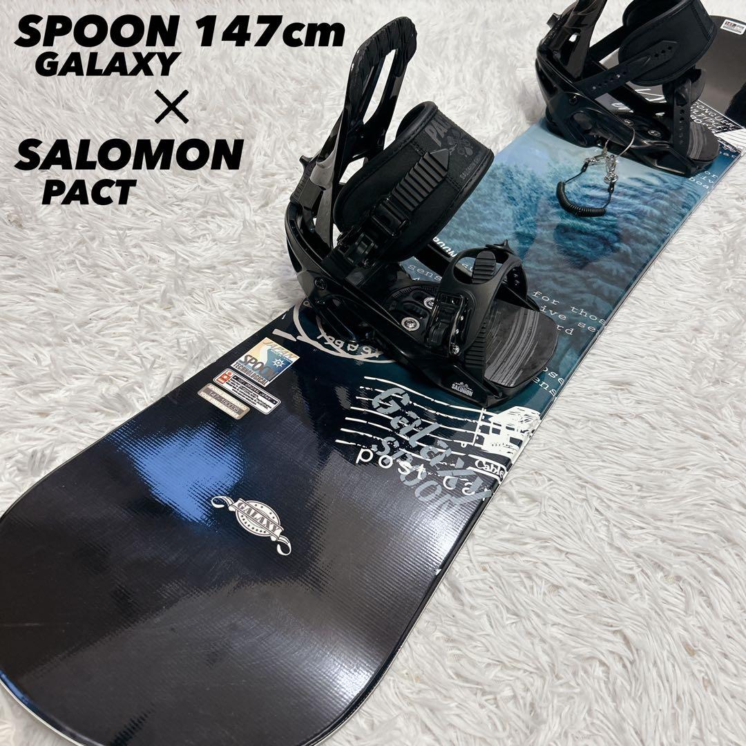 【美品】SPOON×SALOMON スノーボード バインディング 2点セット