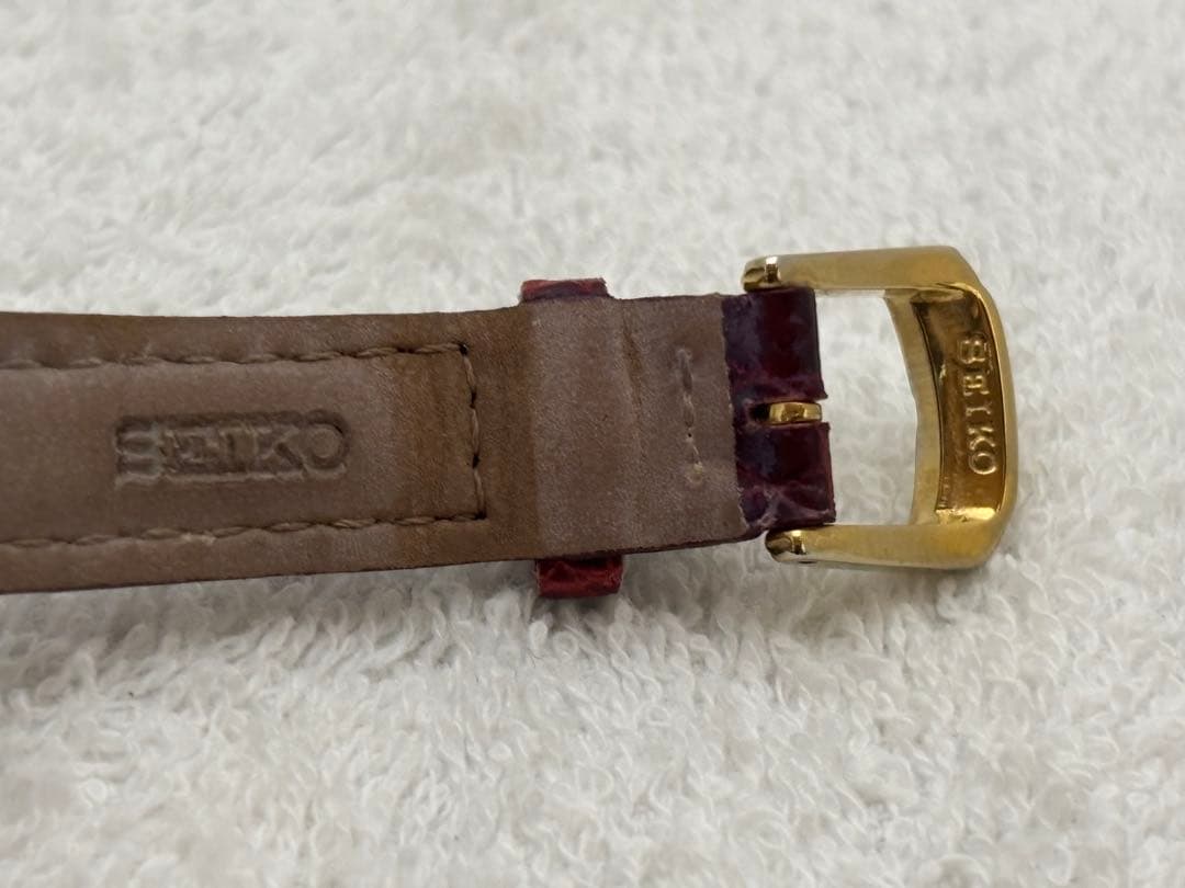 【美品】セイコー クレドール 18KT クォーツ【2F70-0150】【稼働品】